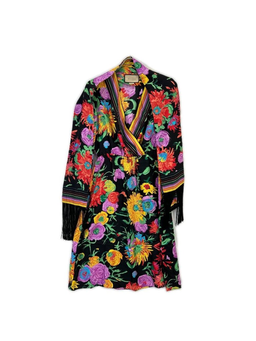 Gucci x Ken Scott Shawl with Floral 38 Scarf